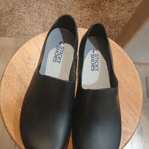 Sticky Shoes Black Slip-On Shoes
